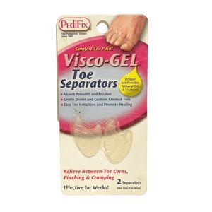 PediFix Visco-Gel Toe Separators One Size NEW Foot Relief Vintage